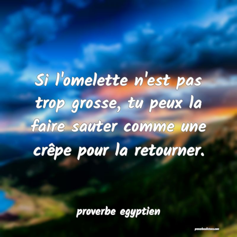Si l'omelette n'est pas trop grosse, tu peux la faire sauter comme une crêpe pour la retourner.