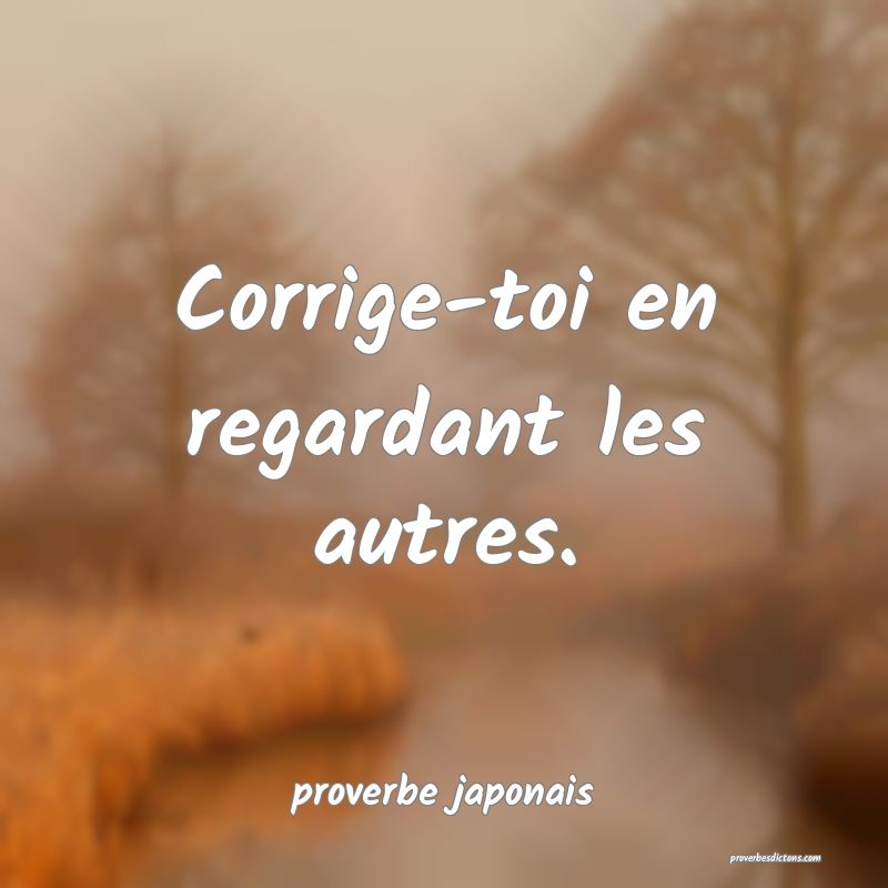  Corrige-toi en regardant les autres.