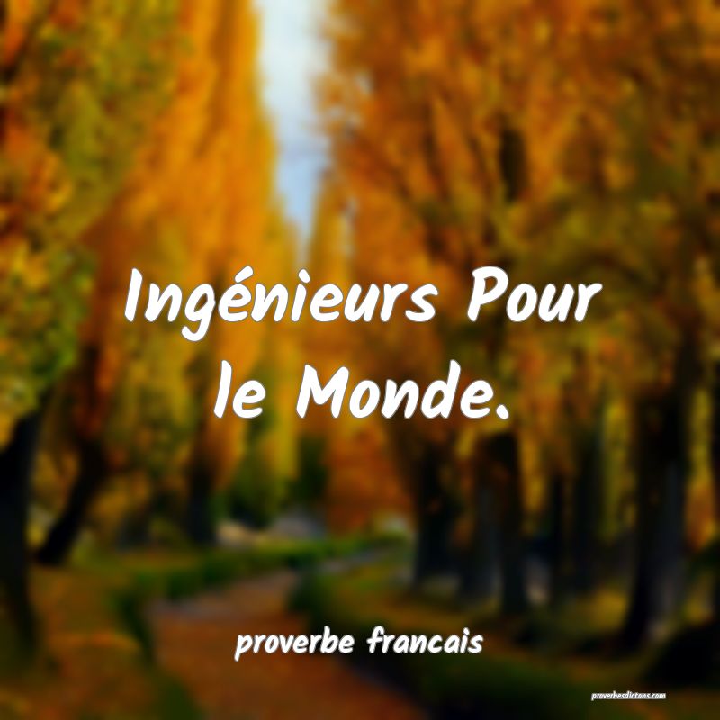  Ingénieurs Pour le Monde.