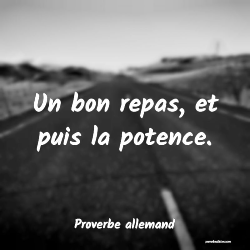 Un bon repas, et puis la potence.