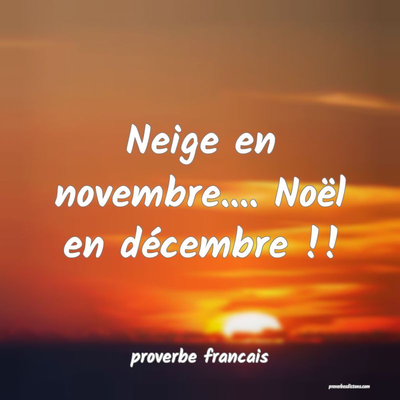  Neige en novembre.... Noël en décembre !!