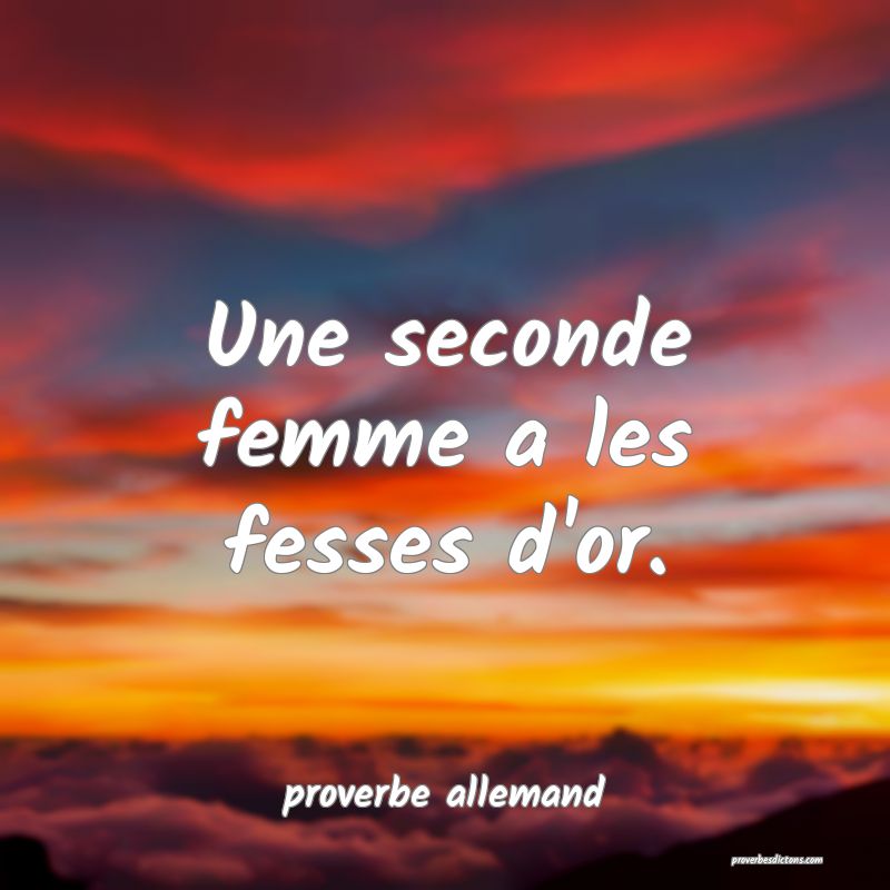 Une seconde femme a les fesses d'or.