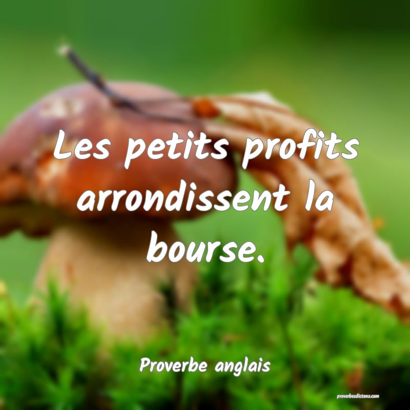  Les petits profits arrondissent la bourse.