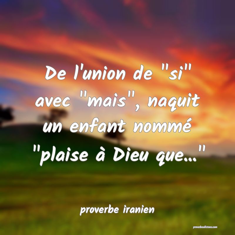  De l'union de 